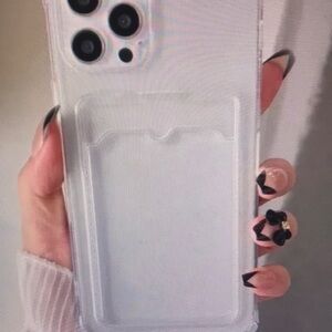 Apple Clear White Phone Case